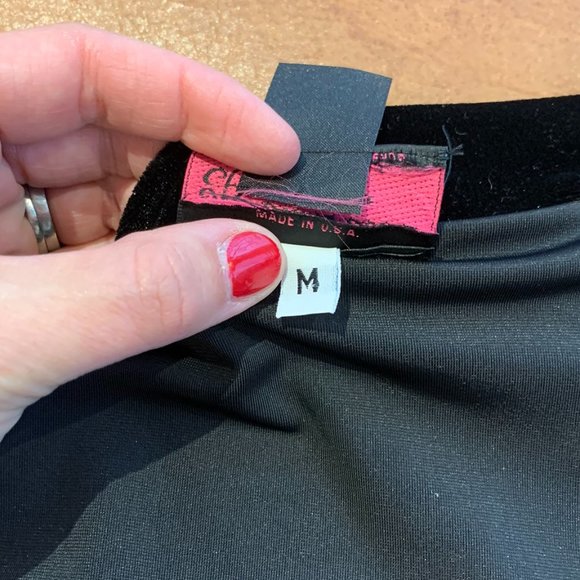 Vintage Anna-Bella Black Velvet Poet's Shirt, Women's Med - Picture 6 of 8